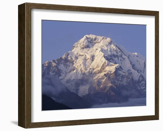 Annapurna South, 7219M, Himalayas, Nepal, Asia-Gavin Hellier-Framed Photographic Print