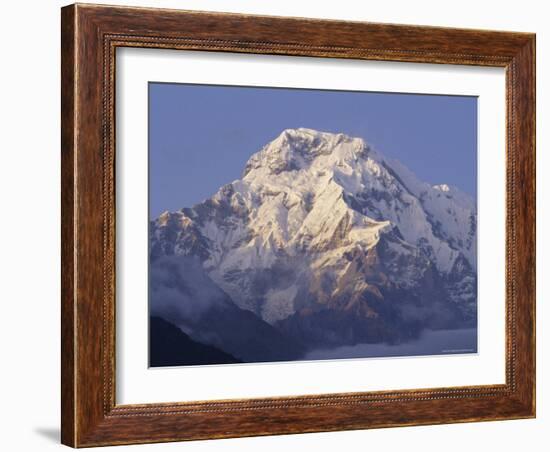 Annapurna South, 7219M, Himalayas, Nepal, Asia-Gavin Hellier-Framed Photographic Print