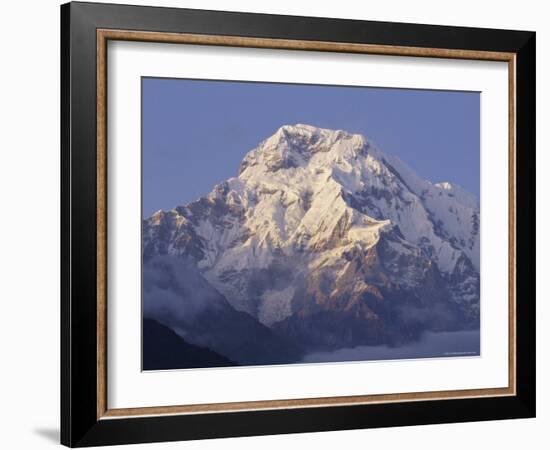 Annapurna South, 7219M, Himalayas, Nepal, Asia-Gavin Hellier-Framed Photographic Print