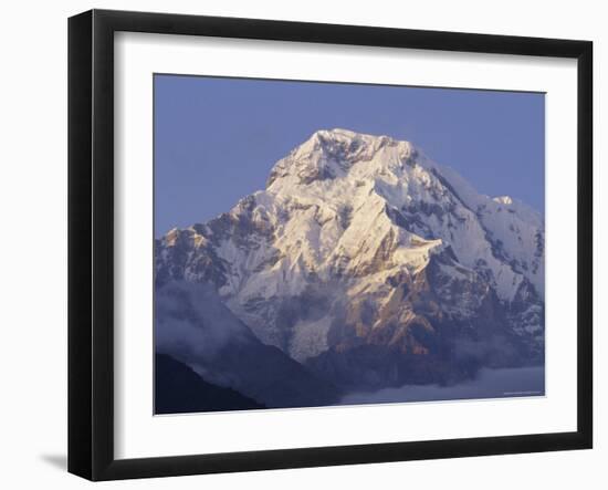 Annapurna South, 7219M, Himalayas, Nepal, Asia-Gavin Hellier-Framed Photographic Print