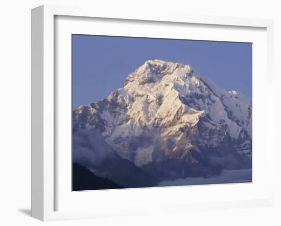 Annapurna South, 7219M, Himalayas, Nepal, Asia-Gavin Hellier-Framed Photographic Print