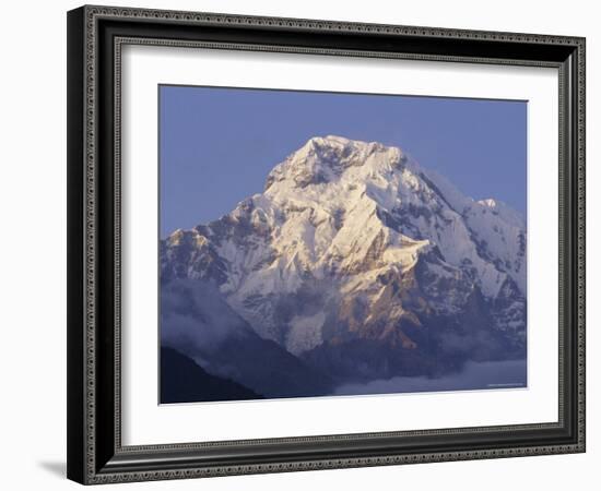 Annapurna South, 7219M, Himalayas, Nepal, Asia-Gavin Hellier-Framed Photographic Print