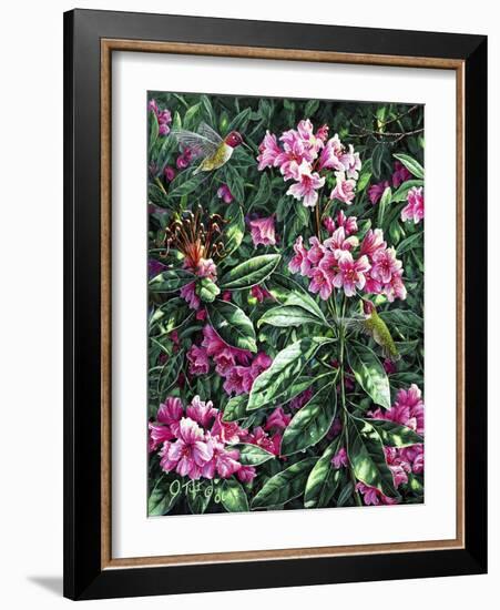 Annas and Rhodies-Jeff Tift-Framed Giclee Print