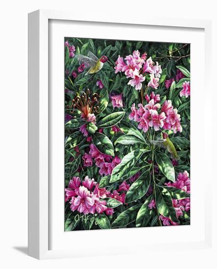 Annas and Rhodies-Jeff Tift-Framed Giclee Print