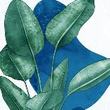 Palms On Blue 1 V2-Anne Bailey-Art Print