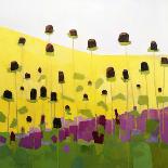 Six Sunflowers-Anne Becker-Art Print