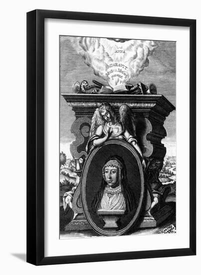 Anne Bill Printers Wife-Simon de Passe-Framed Art Print