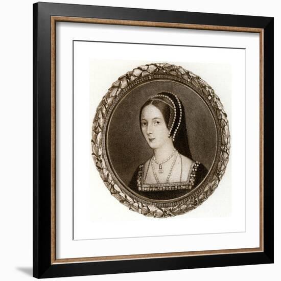 Anne Boleyn, 1530S-Hans Holbein the Younger-Framed Giclee Print