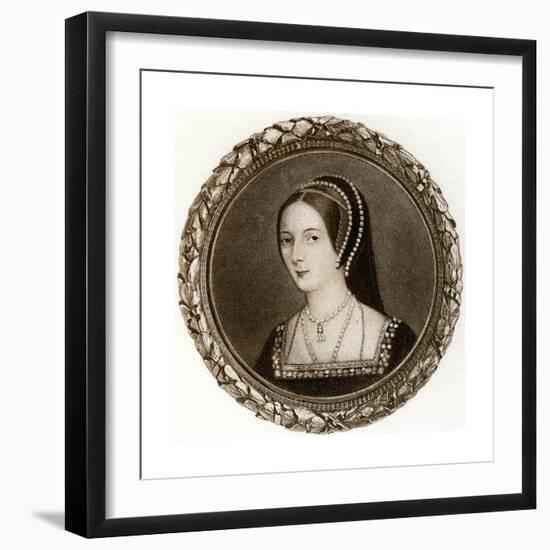 Anne Boleyn, 1530S-Hans Holbein the Younger-Framed Giclee Print