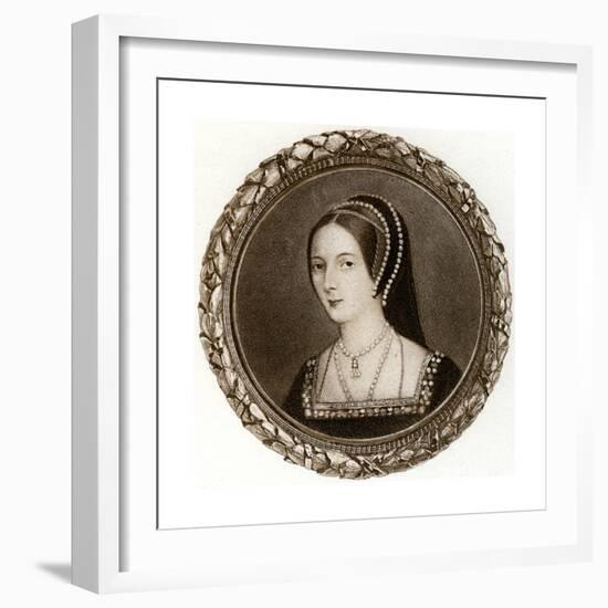 Anne Boleyn, 1530S-Hans Holbein the Younger-Framed Giclee Print