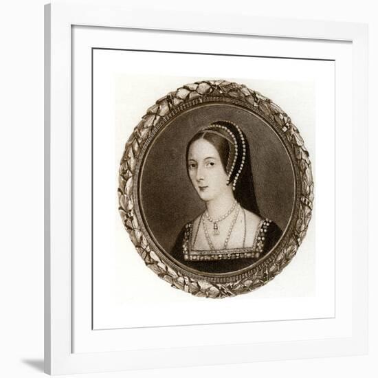 Anne Boleyn, 1530S-Hans Holbein the Younger-Framed Giclee Print