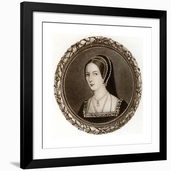 Anne Boleyn, 1530S-Hans Holbein the Younger-Framed Giclee Print