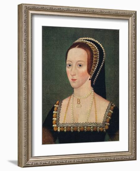 'Anne Boleyn', 1935-Unknown-Framed Giclee Print