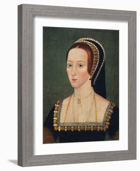 'Anne Boleyn', 1935-Unknown-Framed Giclee Print