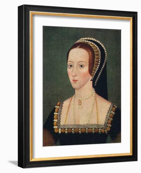 'Anne Boleyn', 1935-Unknown-Framed Giclee Print