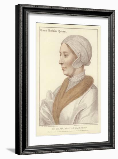 Anne Boleyn, Queen of England-Hans Holbein the Younger-Framed Giclee Print