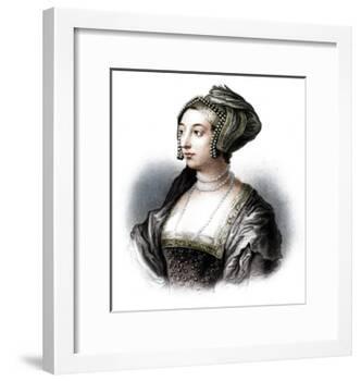 Anne Boleyn, second wife of Henry VIII, (19th century)-S Freeman-Framed Giclee Print