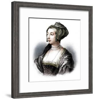 Anne Boleyn, second wife of Henry VIII, (19th century)-S Freeman-Framed Giclee Print