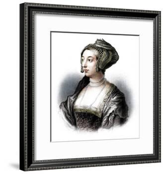 Anne Boleyn, second wife of Henry VIII, (19th century)-S Freeman-Framed Giclee Print