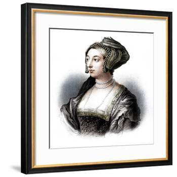 Anne Boleyn, second wife of Henry VIII, (19th century)-S Freeman-Framed Giclee Print