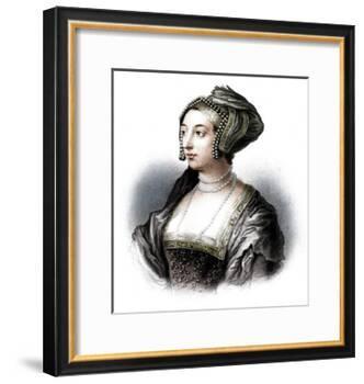 Anne Boleyn, second wife of Henry VIII, (19th century)-S Freeman-Framed Giclee Print
