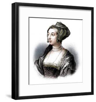 Anne Boleyn, second wife of Henry VIII, (19th century)-S Freeman-Framed Giclee Print
