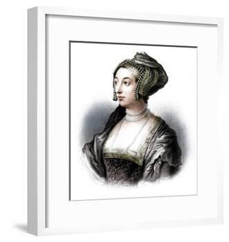 Anne Boleyn, second wife of Henry VIII, (19th century)-S Freeman-Framed Giclee Print