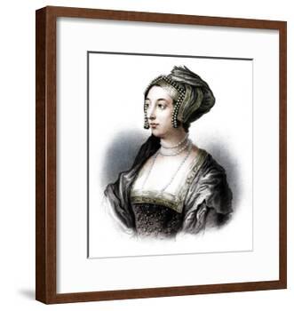 Anne Boleyn, second wife of Henry VIII, (19th century)-S Freeman-Framed Giclee Print