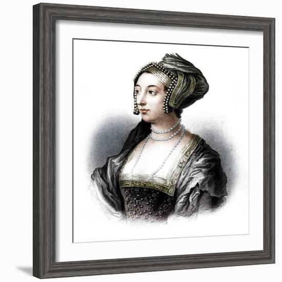 Anne Boleyn, second wife of Henry VIII, (19th century)-S Freeman-Framed Giclee Print