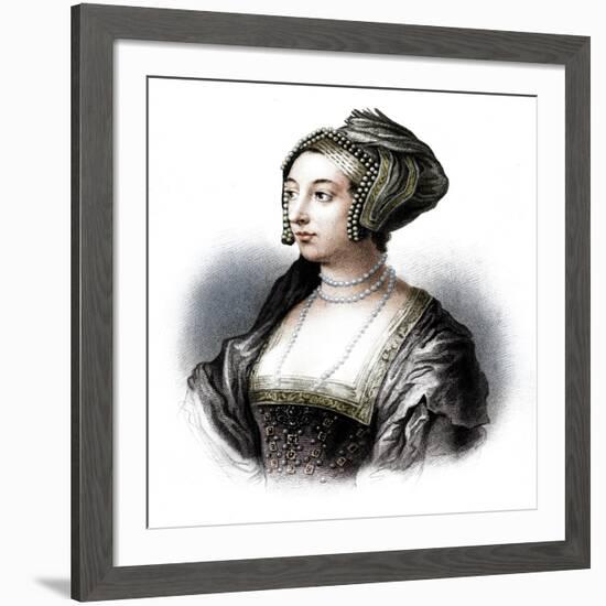 Anne Boleyn, second wife of Henry VIII, (19th century)-S Freeman-Framed Giclee Print