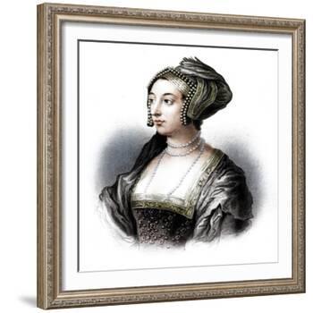 Anne Boleyn, second wife of Henry VIII, (19th century)-S Freeman-Framed Giclee Print