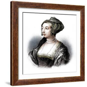 Anne Boleyn, second wife of Henry VIII, (19th century)-S Freeman-Framed Giclee Print