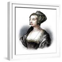 Anne Boleyn, second wife of Henry VIII, (19th century)-S Freeman-Framed Giclee Print