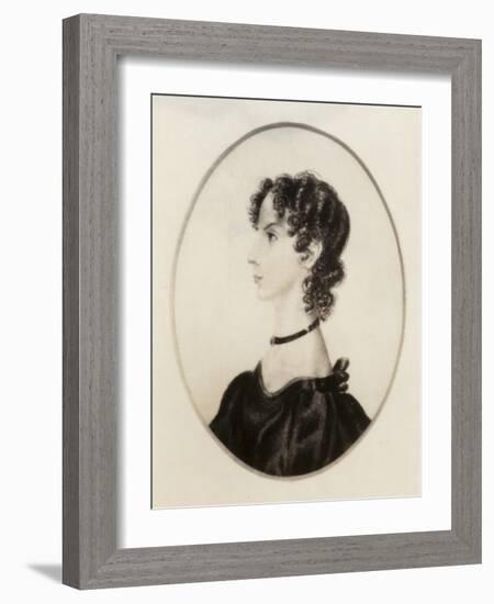 Anne Bronte (1820-1849), English Novelist and Poet-Charlotte Bronte-Framed Giclee Print