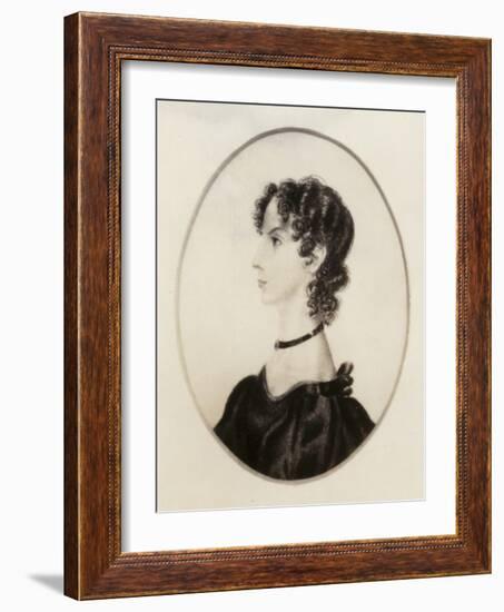 Anne Bronte (1820-1849), English Novelist and Poet-Charlotte Bronte-Framed Giclee Print