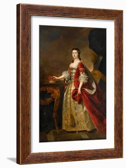 Anne, Countess of Dumfries, 1763-Thomas Hudson-Framed Giclee Print