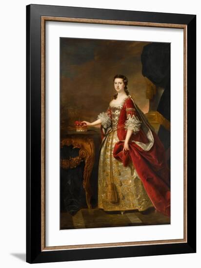 Anne, Countess of Dumfries, 1763-Thomas Hudson-Framed Giclee Print