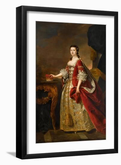 Anne, Countess of Dumfries, 1763-Thomas Hudson-Framed Giclee Print