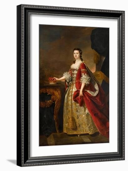 Anne, Countess of Dumfries, 1763-Thomas Hudson-Framed Giclee Print