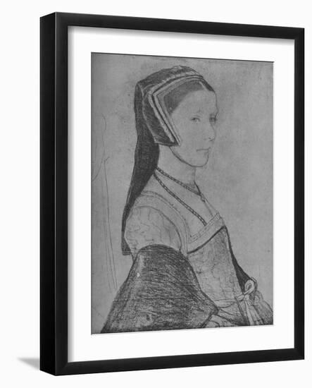 'Anne Cresacre', c1527 (1945)-Hans Holbein the Younger-Framed Giclee Print