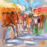 Market Scene I-Anne Farrall Doyle-Art Print