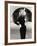 Anne Gunning in a Velveteen Evening Coat, 1952-John French-Framed Giclee Print