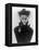 Anne Gunning in an Erik felt and Velvet Mandarin Hat with Veil, 1950-John French-Framed Premier Image Canvas