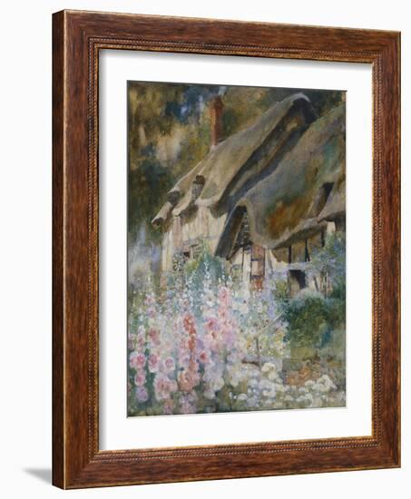 Anne Hathaway's Cottage, 19th Century-David Woodlock-Framed Giclee Print