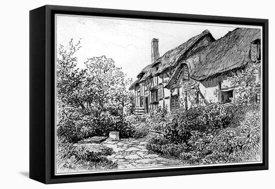 Anne Hathaway's Cottage at Shottery, Stratford-Upon-Avon, Warwickshire, 1885-Edward Hull-Framed Premier Image Canvas
