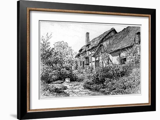 Anne Hathaway's Cottage at Shottery, Stratford-Upon-Avon, Warwickshire, 1885-Edward Hull-Framed Giclee Print