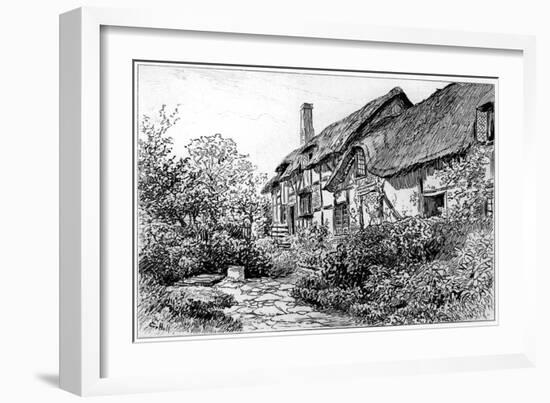 Anne Hathaway's Cottage at Shottery, Stratford-Upon-Avon, Warwickshire, 1885-Edward Hull-Framed Giclee Print