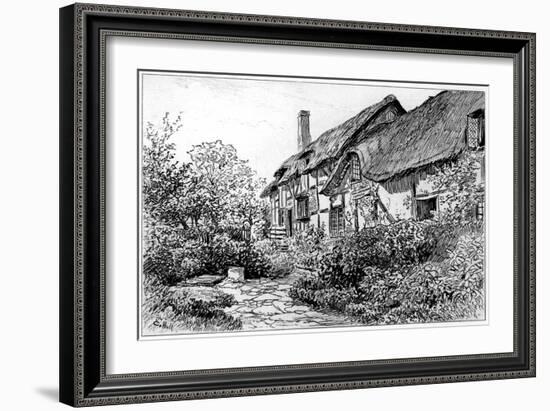 Anne Hathaway's Cottage at Shottery, Stratford-Upon-Avon, Warwickshire, 1885-Edward Hull-Framed Giclee Print