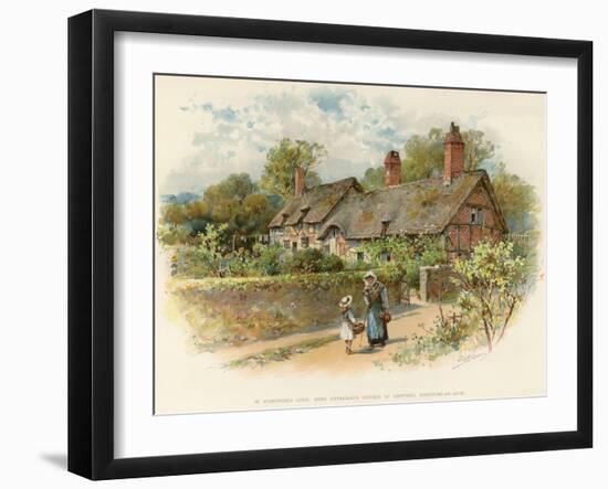 Anne Hathaway's Cottage at Shottery-William Stephen Coleman-Framed Giclee Print