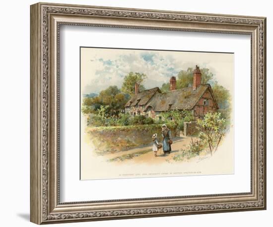 Anne Hathaway's Cottage at Shottery-William Stephen Coleman-Framed Giclee Print